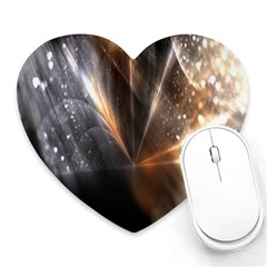 Flash Light Heart Mousepads by Sparkle