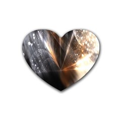 Flash Light Heart Coaster (4 Pack)  by Sparkle