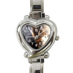 Flash Light Heart Italian Charm Watch by Sparkle