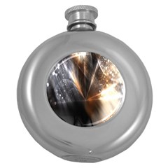 Flash Light Round Hip Flask (5 Oz) by Sparkle