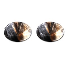 Flash Light Cufflinks (oval) by Sparkle