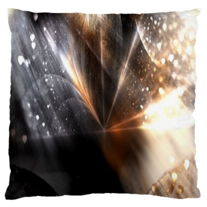 Flash Light Large Cushion Case (One Side)