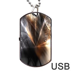 Flash Light Dog Tag Usb Flash (one Side)