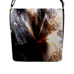 Flash Light Flap Closure Messenger Bag (l) by Sparkle