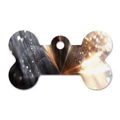 Digital Geometry Dog Tag Bone (two Sides)