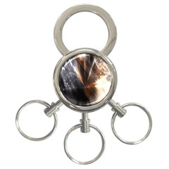 Geometry Diamond 3-ring Key Chain by Sparkle