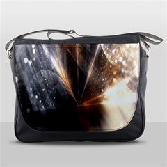 Digital Geometry Messenger Bag by Sparkle