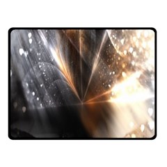 Digital Geometry Double Sided Fleece Blanket (small)  by Sparkle