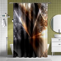 Geometry Diamond Shower Curtain 48  X 72  (small)  by Sparkle