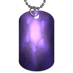 Violet Spark Dog Tag (one Side)