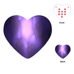 Violet Spark Playing Cards Single Design (heart) by Sparkle