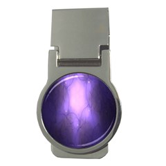 Violet Spark Money Clips (round)  by Sparkle