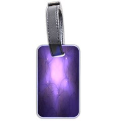 Violet Spark Luggage Tag (two Sides) by Sparkle