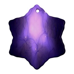 Violet Spark Ornament (snowflake)