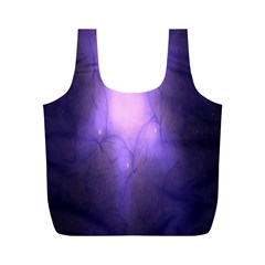 Violet Spark Full Print Recycle Bag (m) by Sparkle