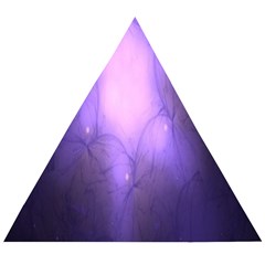 Violet Spark Wooden Puzzle Triangle