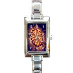 Sun Fractal Rectangle Italian Charm Watch by Sparkle