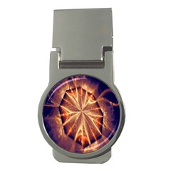 Sun Fractal Money Clips (Round) 