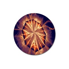 Sun Fractal Magnet 3  (Round)