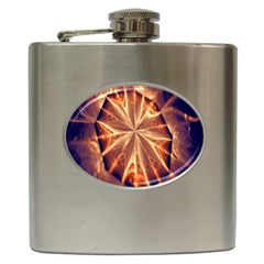 Sun Fractal Hip Flask (6 oz)