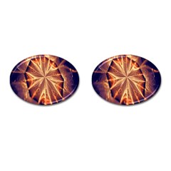 Sun Fractal Cufflinks (oval) by Sparkle