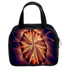 Sun Fractal Classic Handbag (Two Sides)