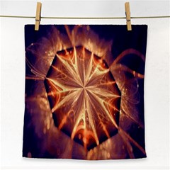 Sun Fractal Face Towel