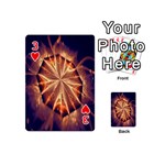 Sun Fractal Playing Cards 54 Designs (Mini) Front - Heart3