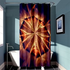 Sun Fractal Shower Curtain 36  X 72  (stall)  by Sparkle