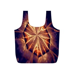 Sun Fractal Full Print Recycle Bag (s) by Sparkle