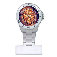 Sun Fractal Plastic Nurses Watch by Sparkle