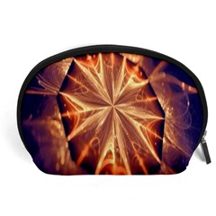 Sun Fractal Accessory Pouch (large) by Sparkle