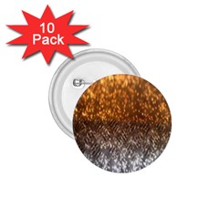 Glitter Gold 1 75  Buttons (10 Pack)