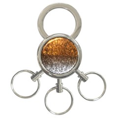 Glitter Gold 3-ring Key Chain by Sparkle