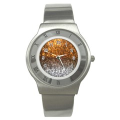 Glitter Gold Stainless Steel Watch by Sparkle