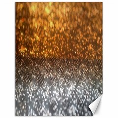 Glitter Gold Canvas 12  X 16  by Sparkle