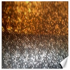 Glitter Gold Canvas 20  X 20  by Sparkle