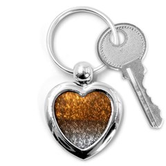 Glitter Gold Key Chain (heart) by Sparkle