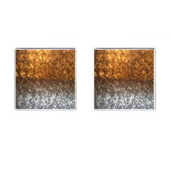 Glitter Gold Cufflinks (square) by Sparkle