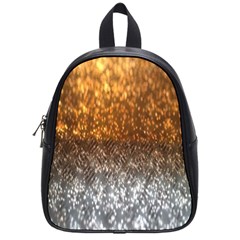 Glitter Gold School Bag (small) by Sparkle