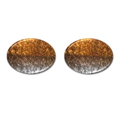 Glitter Gold Cufflinks (oval) by Sparkle