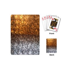 Glitter Gold Playing Cards Single Design (mini) by Sparkle