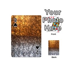 Glitter Gold Playing Cards 54 Designs (mini) by Sparkle