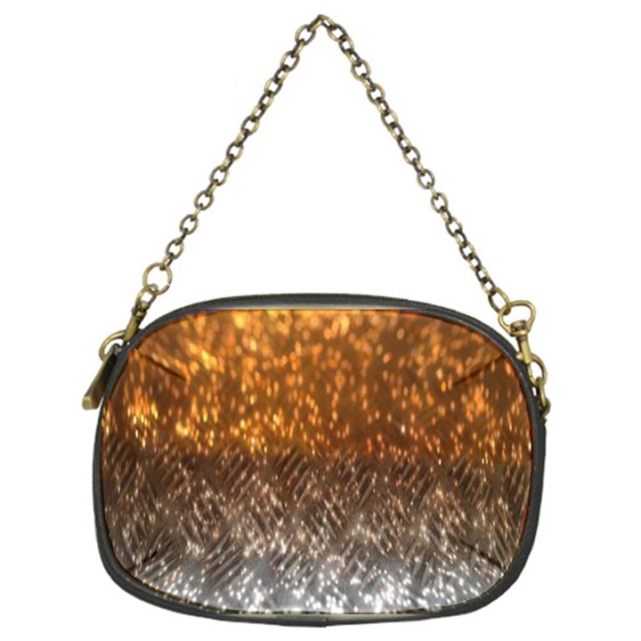 Glitter Gold Chain Purse (One Side)