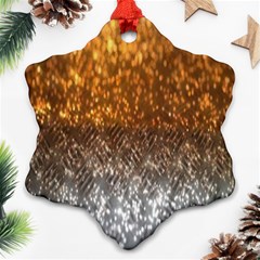 Glitter Gold Ornament (snowflake) by Sparkle