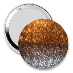 Glitter Gold 3  Handbag Mirrors by Sparkle