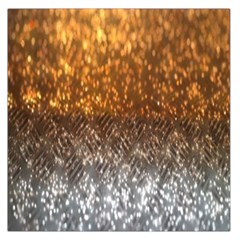 Glitter Gold Large Satin Scarf (square) by Sparkle