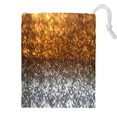 Glitter Gold Drawstring Pouch (4xl) by Sparkle