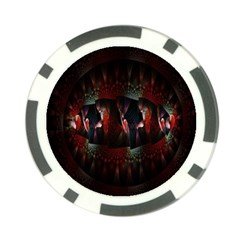 Twist Flower Poker Chip Card Guard (10 Pack) by Sparkle