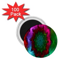 Rainbow Waves 1 75  Magnets (100 Pack)  by Sparkle